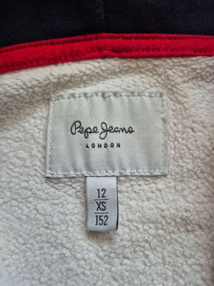 Gilet zippé à capuche 12 ans Pepe Jeans - photo numéro 4
