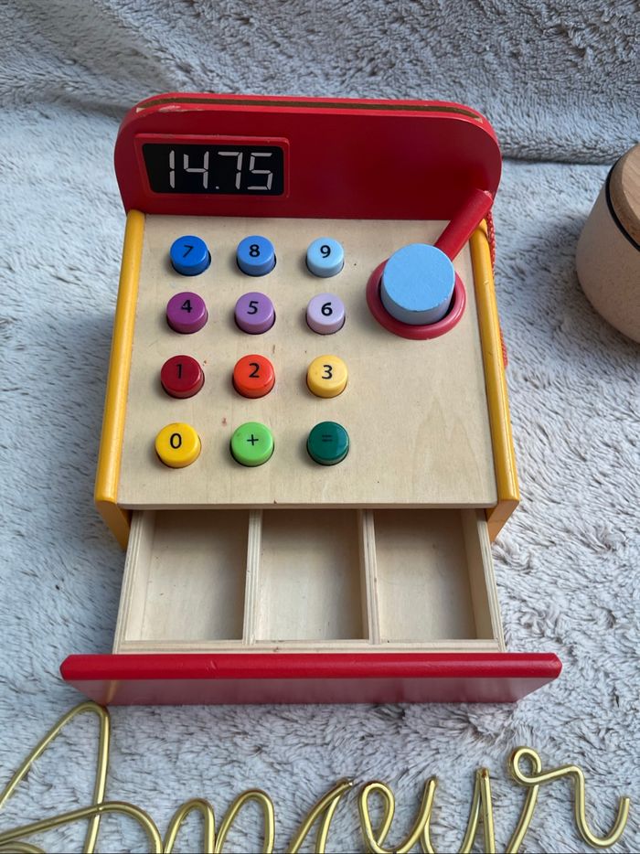 Caisse enregistreuse en bois - Playtive - photo numéro 4