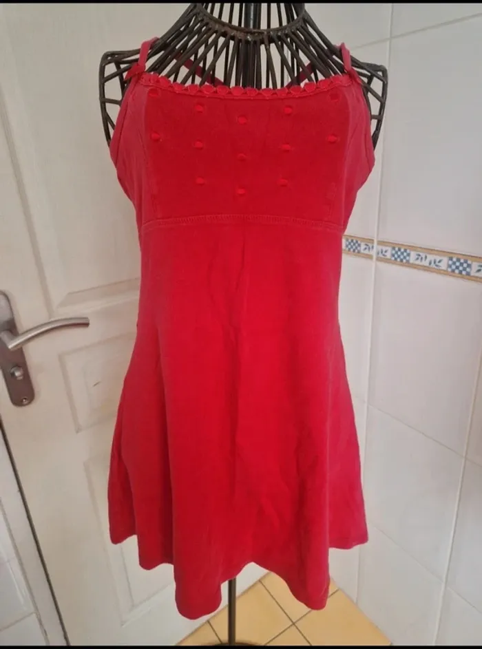 Jolie nuisette rouge vintage femme etam taille L/40 - photo numéro 3