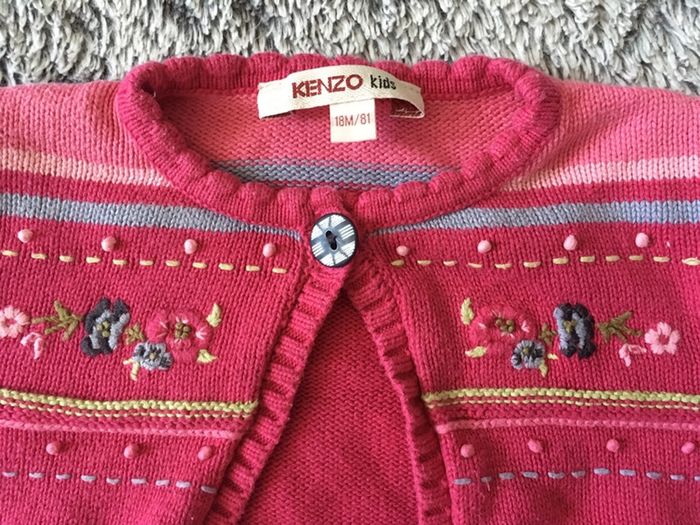 Veste framboise Kenzo - 18 mois - photo numéro 2