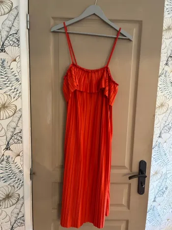 Robe orange Zara