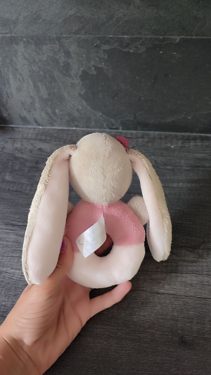 Hochet doudou lapin - photo numéro 2