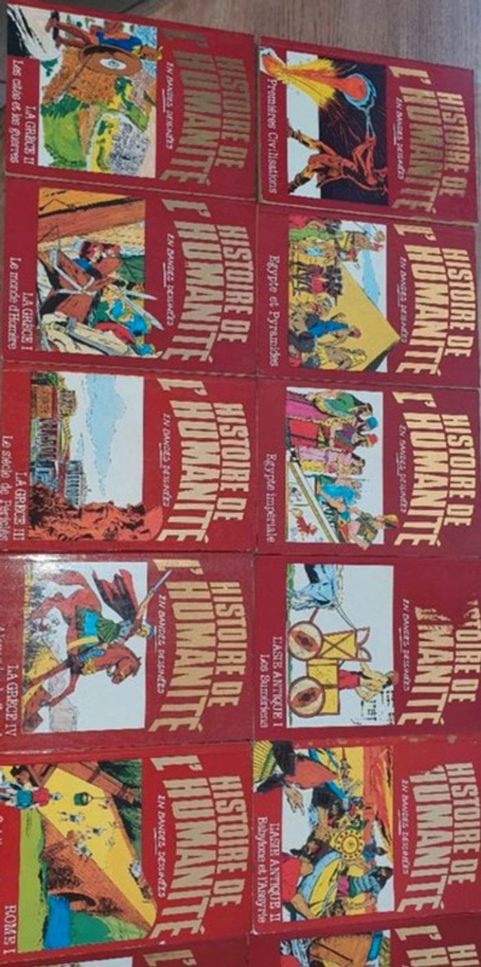 Lot 42 L'histoire De L'humanité En Bande Dessinée Collection France - photo numéro 2