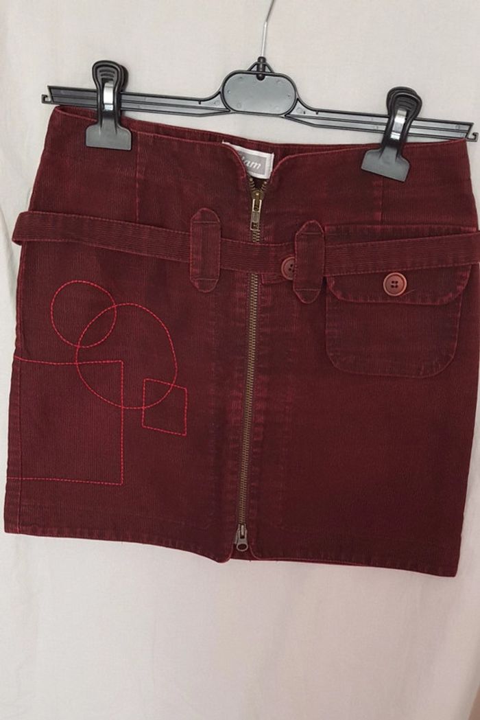 Mini-jupe jeans
