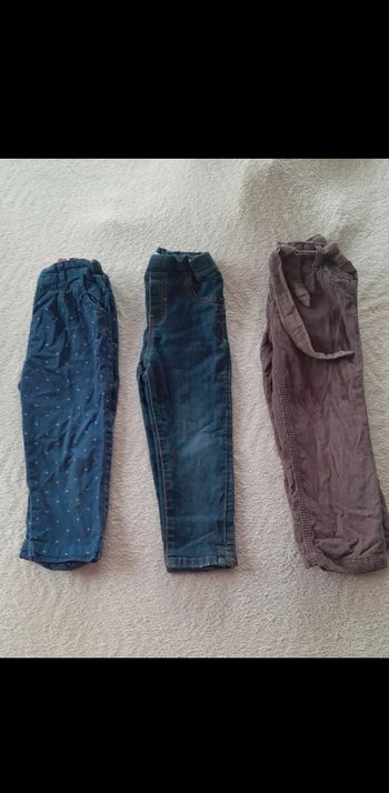 Lot pantalons fille 23 mois