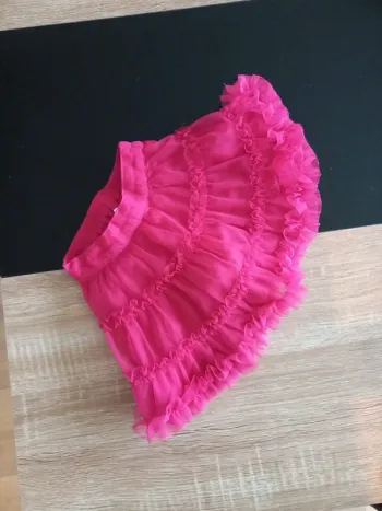 Jupe en tulle rose bébé
