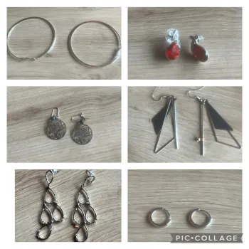 Boucle d’oreille fantaisie ( prix à l’unité)