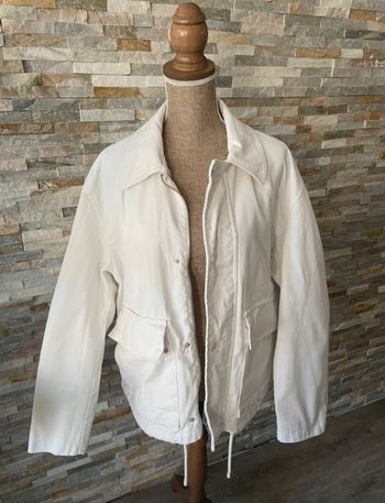 veste blanche Zara taille M