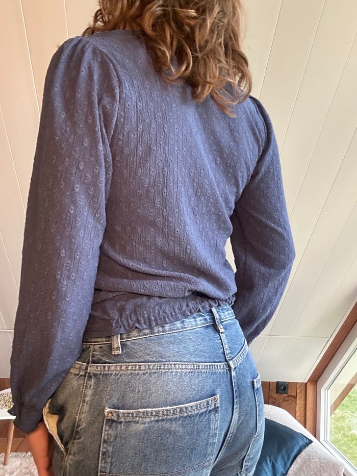 Cardigan bleu - photo numéro 4