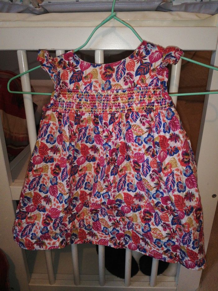 Robe fleurie 12 mois bébé fille