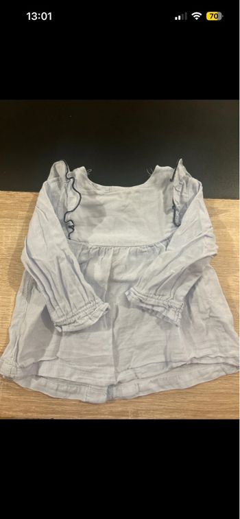 Petite blouse Kiabi en 3 mois