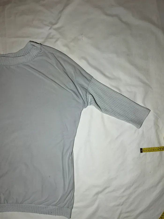 Pull léger gris - photo numéro 2