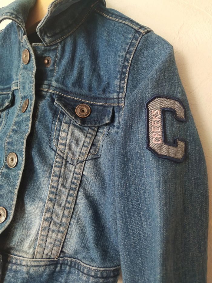 Veste Jean avec broderies Creeks - photo numéro 2