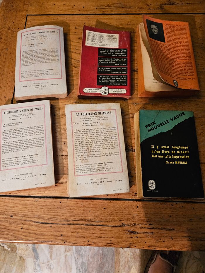 6 livres 📚 romans vintage - photo numéro 2