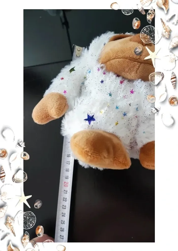Peluche singe gorille blanc - photo numéro 5
