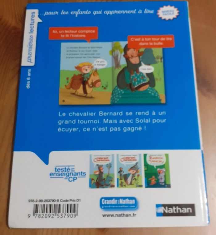 Livre l'apprenti chevalier 1ères lectures - photo numéro 2