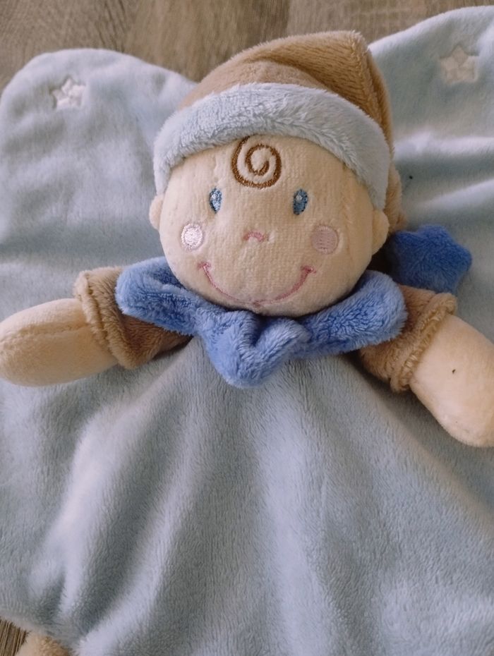 Doudou étoile petit garçon pommette - photo numéro 2