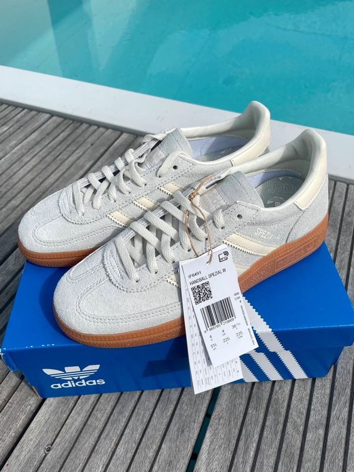 Adidas handball spezial grey white - photo numéro 5