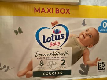 1 carton de couche lotus t 2