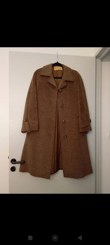 Manteau femme capucine vintage 💯 lama taille 38
