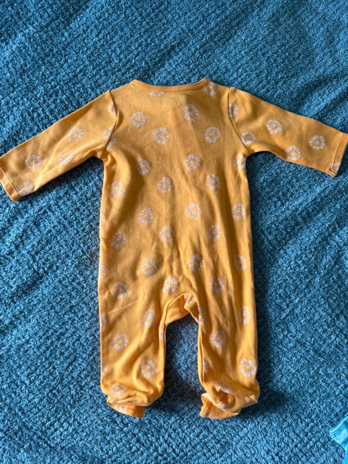 Pyjamas léger orange (3mois) - photo numéro 2