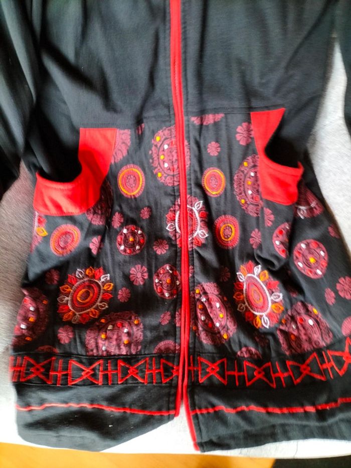 Veste mi longue à capuche - photo numéro 2