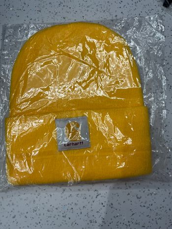 Bonnet jaune  CARHARTT neuf