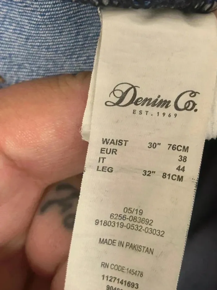 Jeans taille 38 marque denim co - photo numéro 4