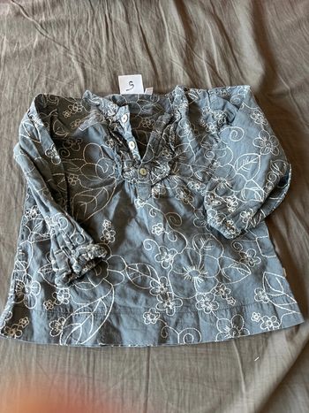 Noukies blouse brodée 92