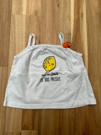 Débardeur citron
