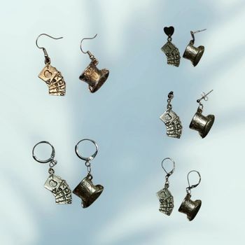 Boucles d'oreilles Magicien