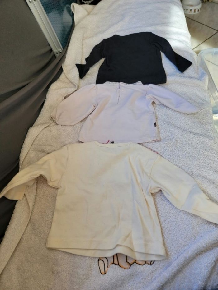 Lot de 7 tee-shirts manches longues 6 mois - photo numéro 5