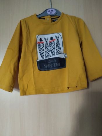 T-shirt manches longues 18mois