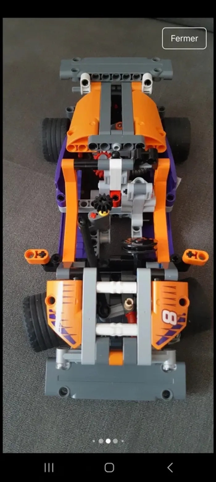 Voiture de course ou karting Lego technic - photo numéro 6