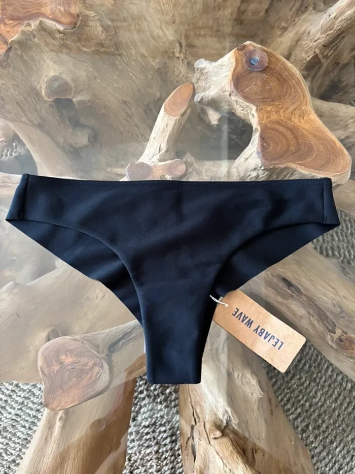 Bas de maillot de bain Maison Lejaby noir nouvelle vague