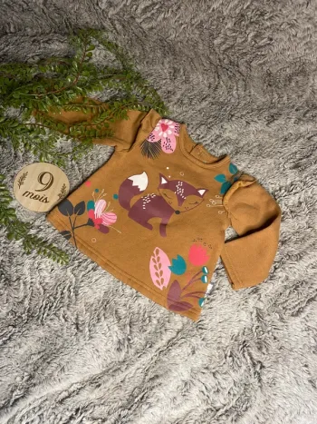 Pull 9 mois fille 🦊