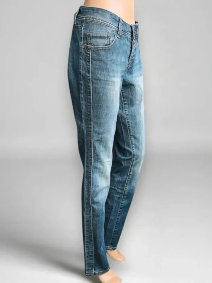 Jean Esprit coupe tube slim ,taille basse ,extensible - photo numéro 7