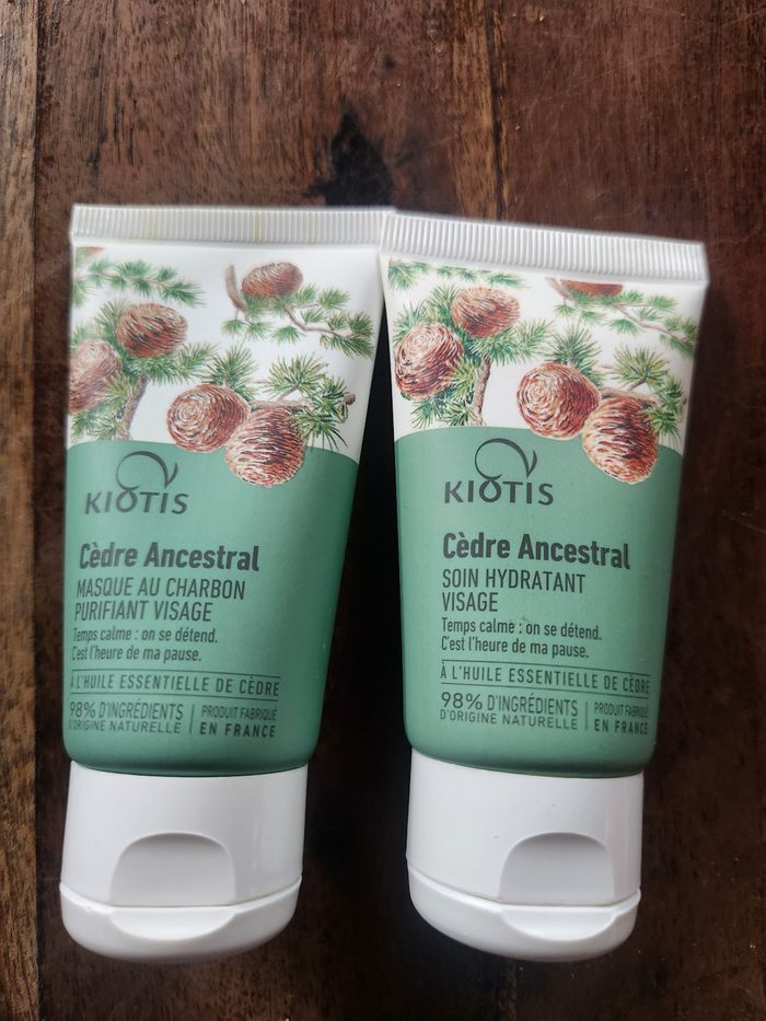 Masque et soin hydratant kiotis