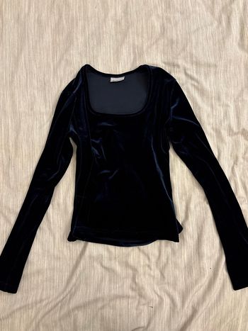 Haut vintage velours y2k