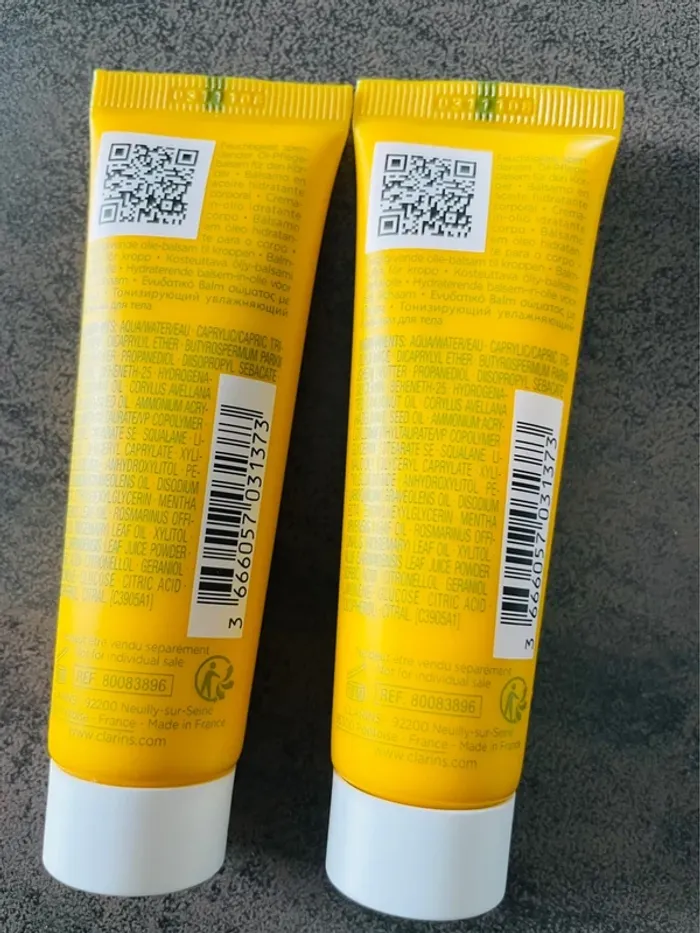 Lot 2 baumes-huiles Clarins - photo numéro 2