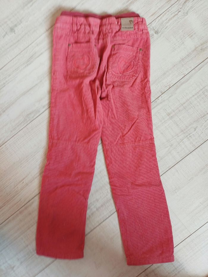 Pantalon velours vieux rose en 7 ans - photo numéro 4
