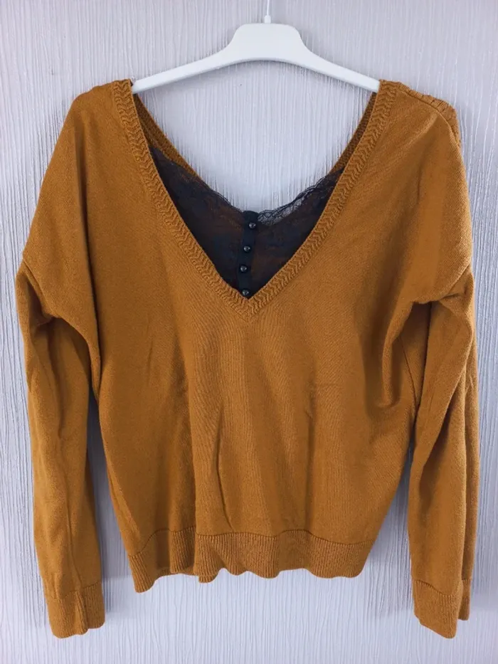 Pull moutarde - photo numéro 3