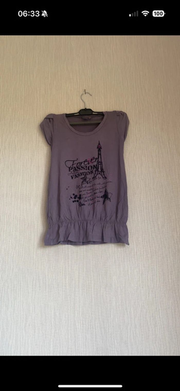 Tunique grise 12 ans