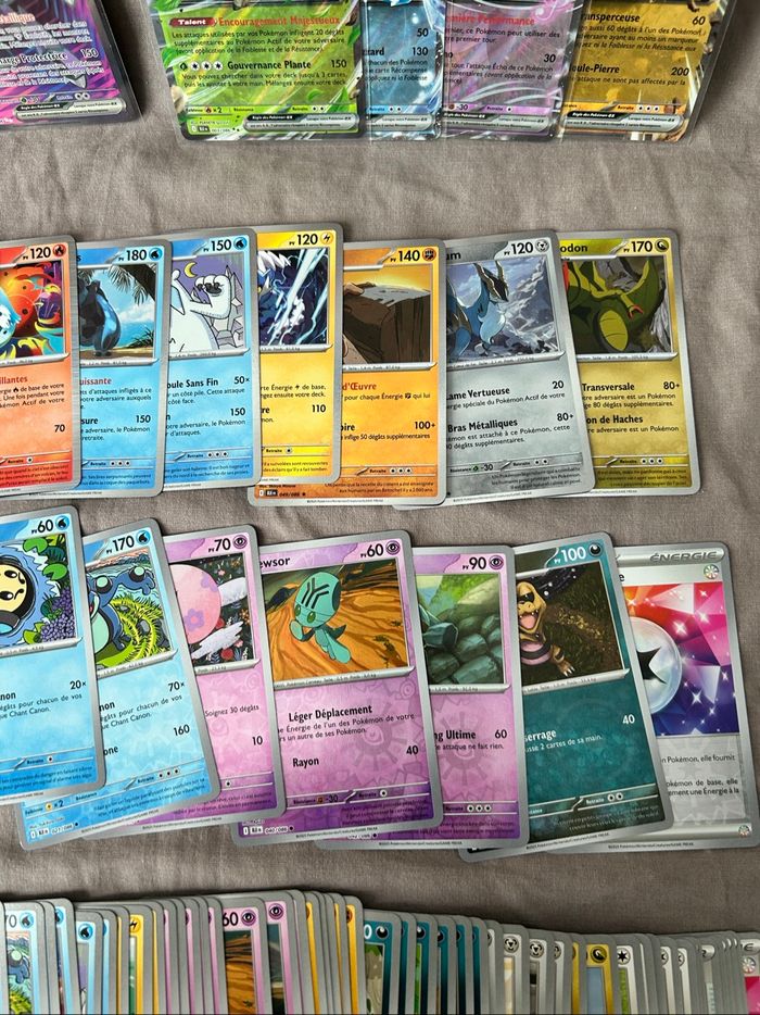 Lot cartes Pokémon foudre noire EV10.5 - photo numéro 5