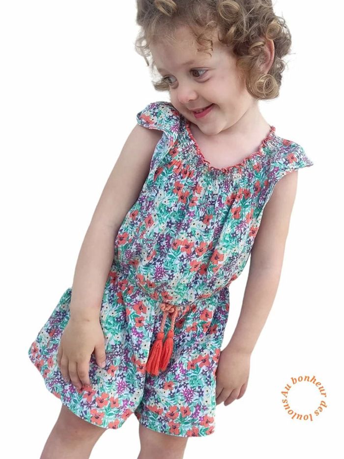 3 ans fille combishort été