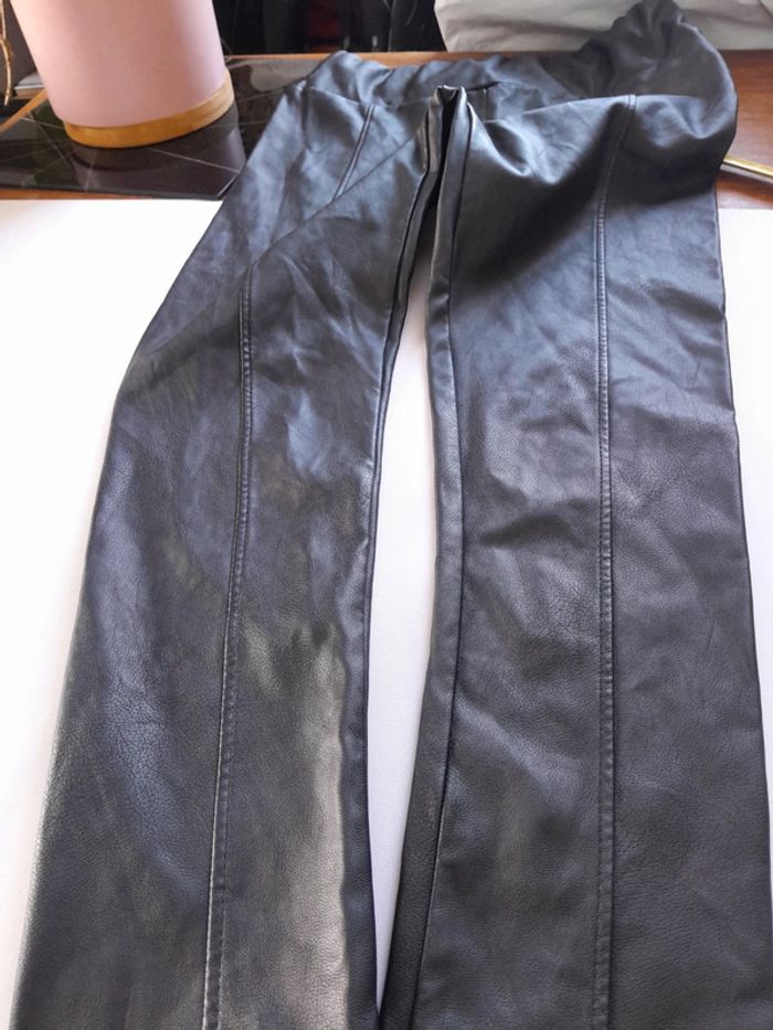 Leggings simili cuir made in italy taille xs ou s - photo numéro 6