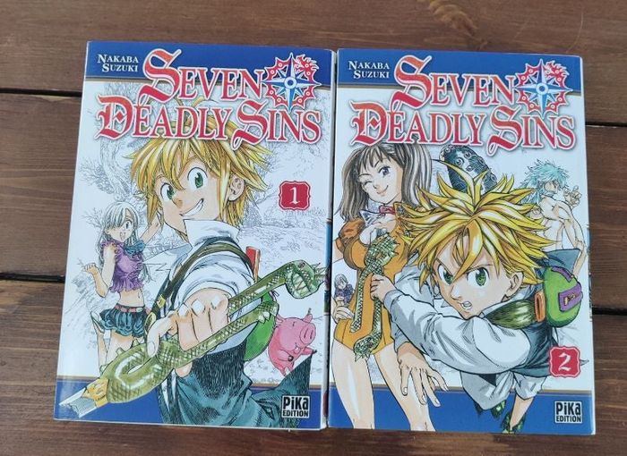 Lot manga Seven Deadly Sins tome 1 et 2