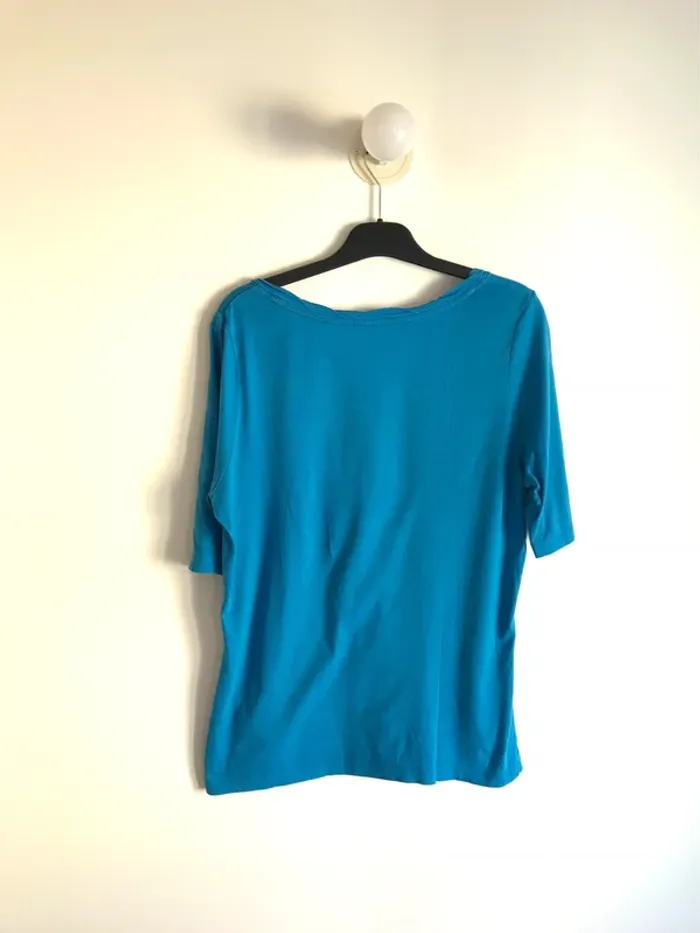 T-shirt manches courtes bleu Lands’end taille S - photo numéro 5
