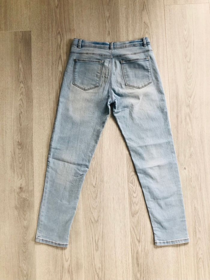 Jeans fille 12 ans kiabi bleu clair slim - photo numéro 4