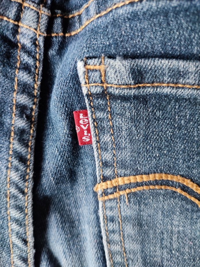 Jeans LEVI'S 12 ans taille élastique  Skinny - photo numéro 3